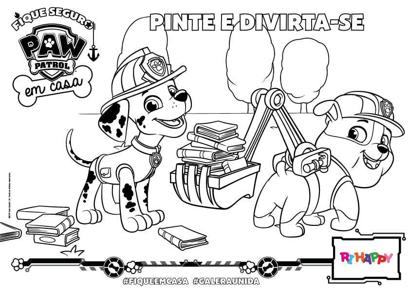 Imagens de Patrulha Canina para colorir - Dicas Práticas  Patrulha canina  para colorir, Patrulha canina desenho, Páginas para colorir