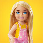 Imagem da boneca Chelsea, irmã da Barbie