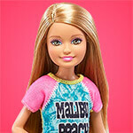 Imagem da boneca Stacie, irmã da Barbie