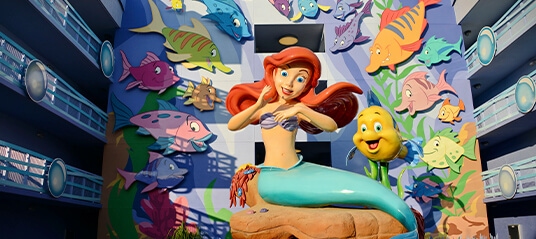 Imagem da princesa Ariel da Disney