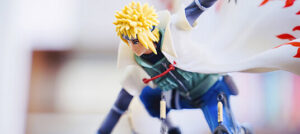 Imagem de um boneco de Naruto