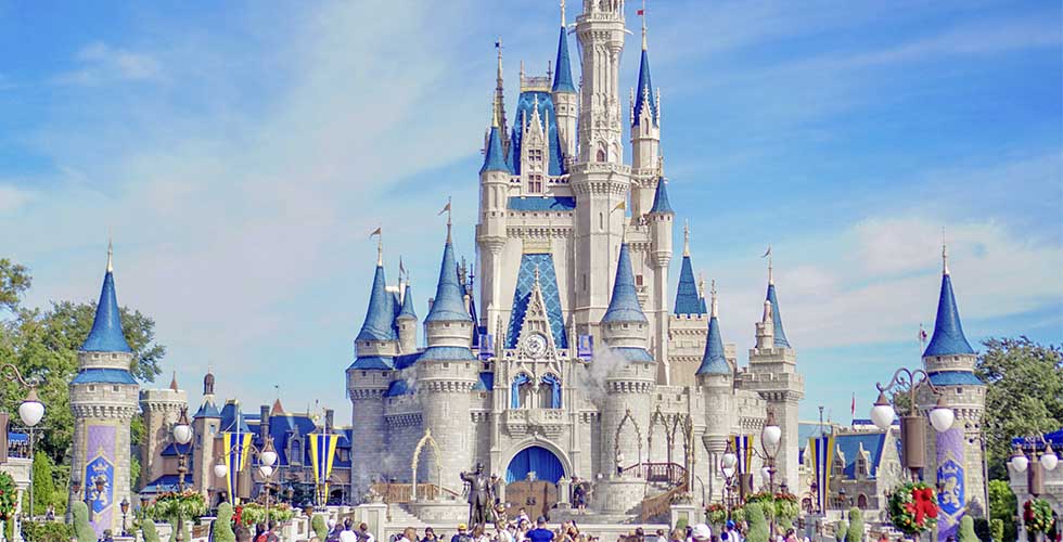 Castelo da parque da Disney