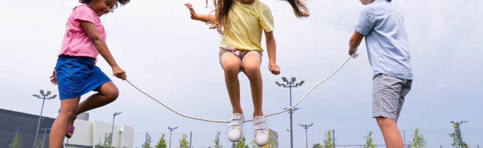 Imagem de crianças brincando